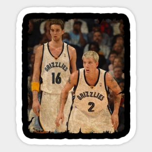 Pau Gasol and Jason Williams Sticker